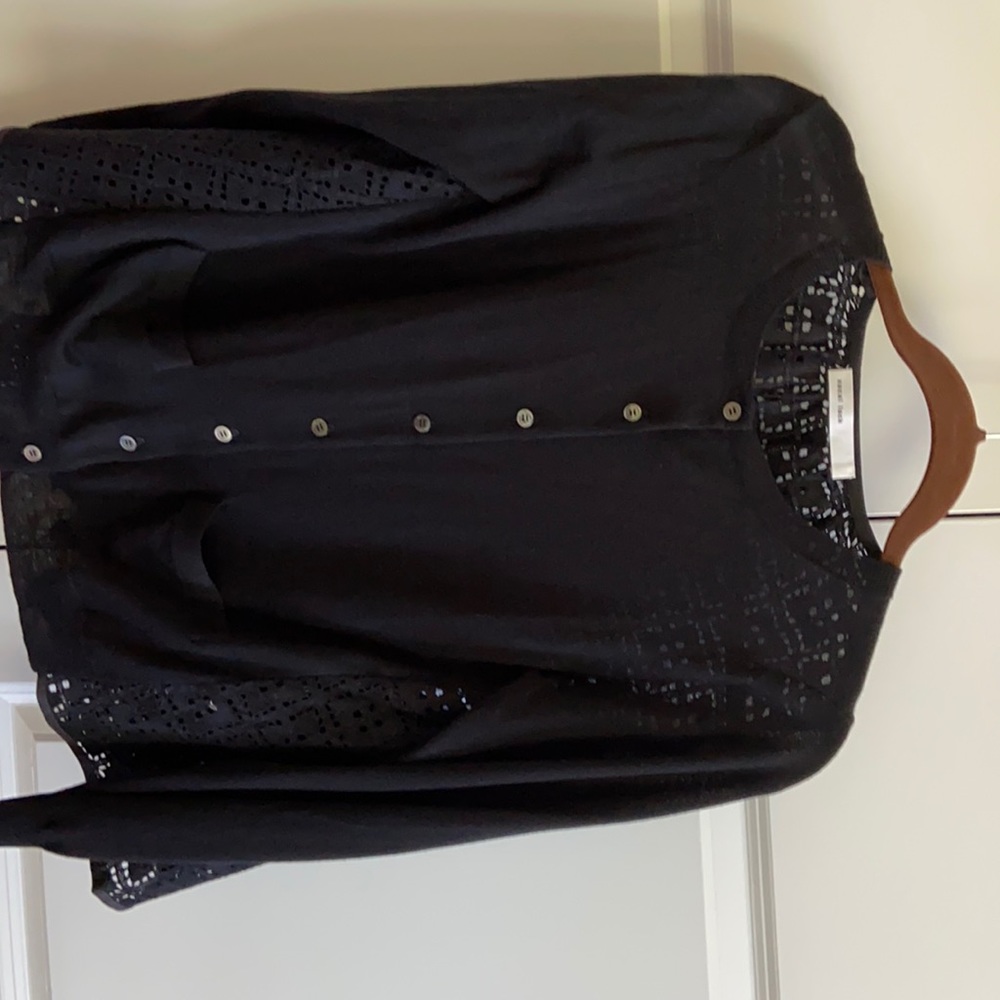 Sacai lace back cardigan